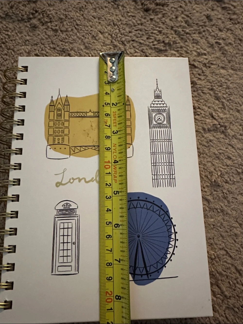 LONDON Spiral Notebook